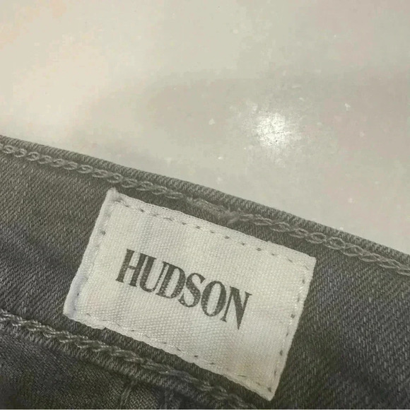 Hudson Krista Super skinny women’s jeans medium rise light wash gray size 29 - Picture 3 of 12